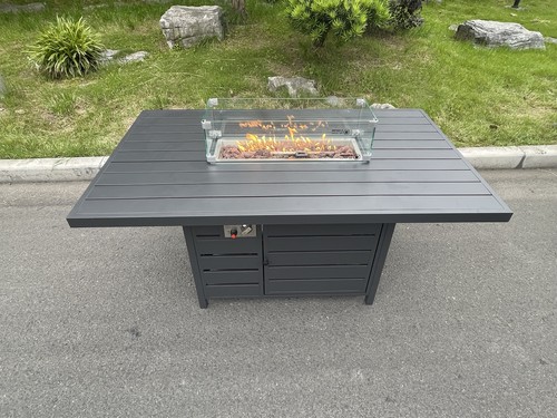 Fimous aluminum gas fire - aluminum,
