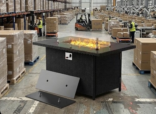 Outdoor propane gas fire - outdoor, pit