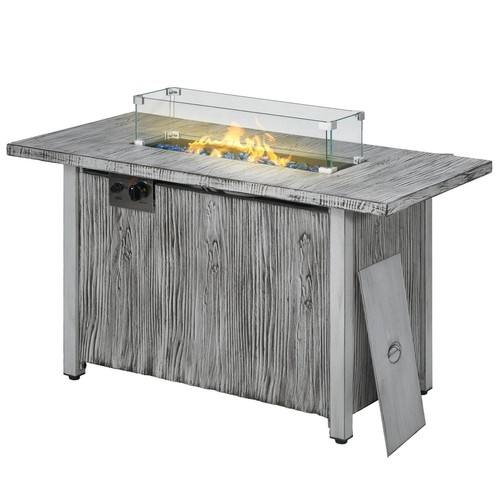 Gas fire pit table with - gas, 50,000