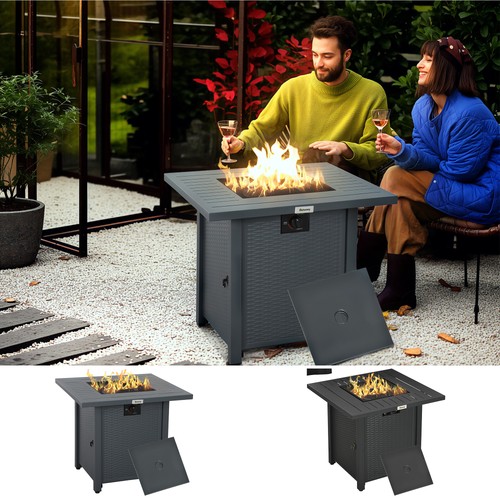 Propane gas fire - gas,