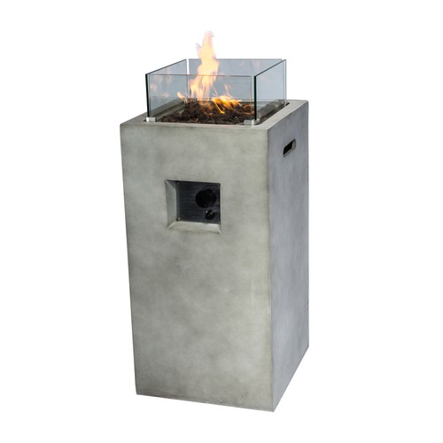 Garden fire pit outdoor - fire, gas