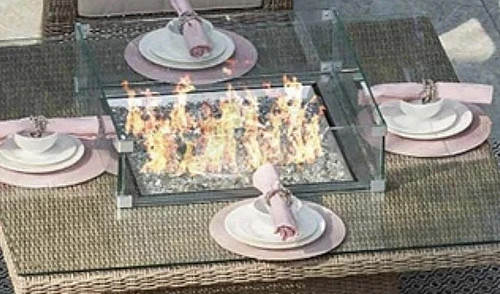 Moda square burner system gas - square,