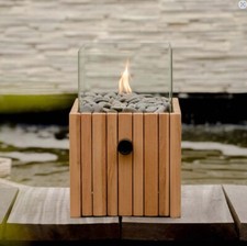 Boho Wooden Fire Pit Outdoor