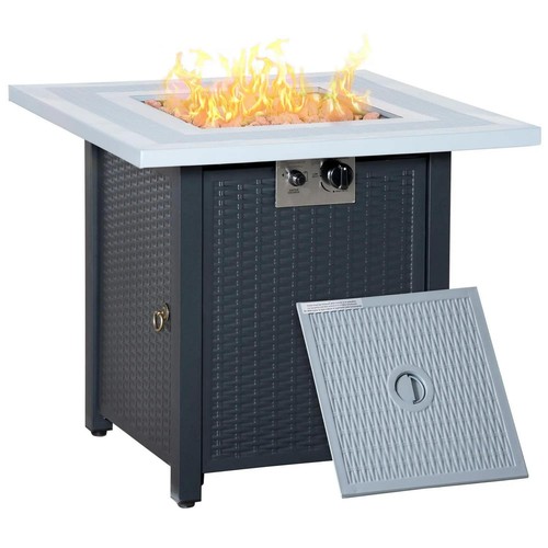Outdoor propane gas fire - outdoor, pit
