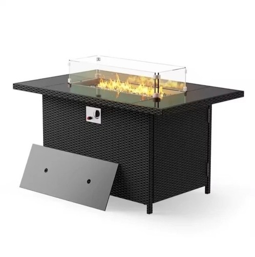 Outdoor propane gas fire - gas,